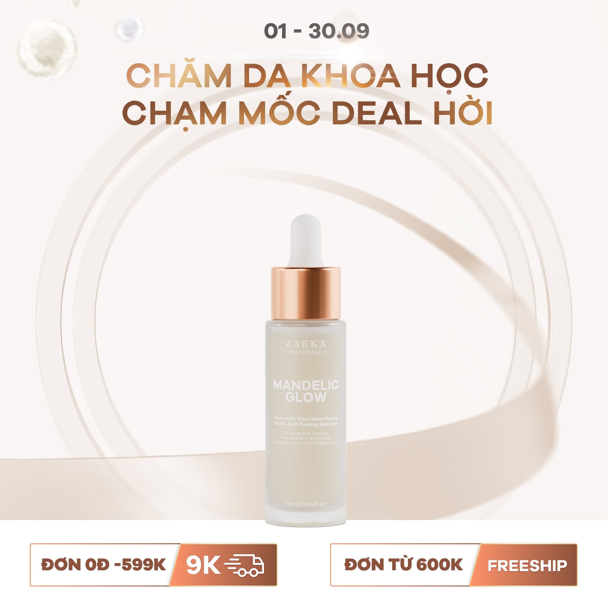  Serum AHA BHA Mandelic Glow Resurfacing Multi-Acid Peeling Solution 