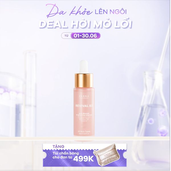  Serum Niacinamide Cải Thiện Thâm Mụn Revival B3 