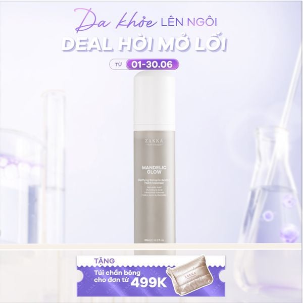  Sữa Rửa Mặt AHA BHA Mandelic Glow Clarifying Salicylic Acid 