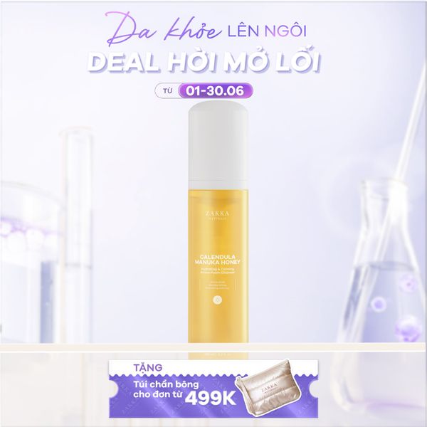  Sữa Rửa Mặt Hoa Cúc Dịu Nhẹ Calendula Manuka Honey 