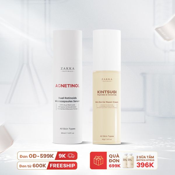  Combo Retinol Và Phục Hồi Hàng Rào Bảo Vệ Da 