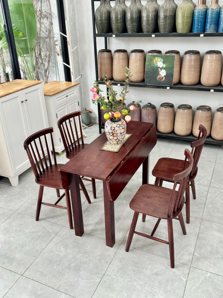 Bộ bàn ăn Liza xếp #9061