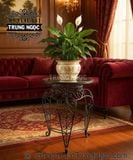 đôn trưng hoa sắt nghệ thuật