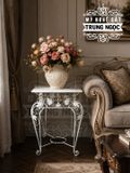 đôn trưng hoa sắt nghệ thuật