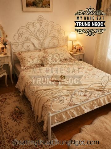 giường sắt nghệ thuật