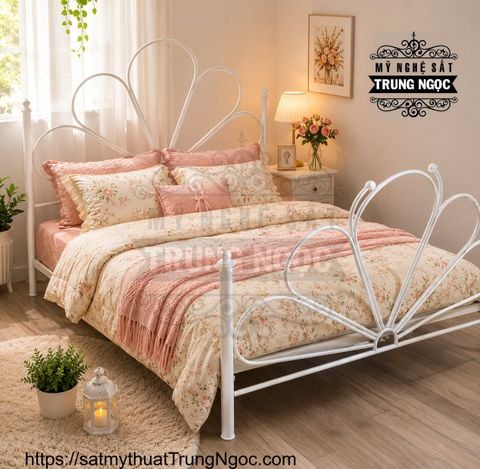 giường sắt nghệ thuật