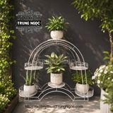 kệ trưng hoa sắt nghệ thuật