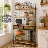 kệ bếp sắt nghệ thuật