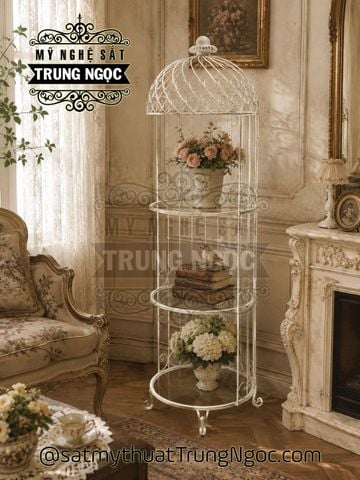 kệ sắt nghệ thuật đẹp