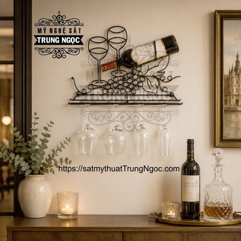 tranh rượu treo tường