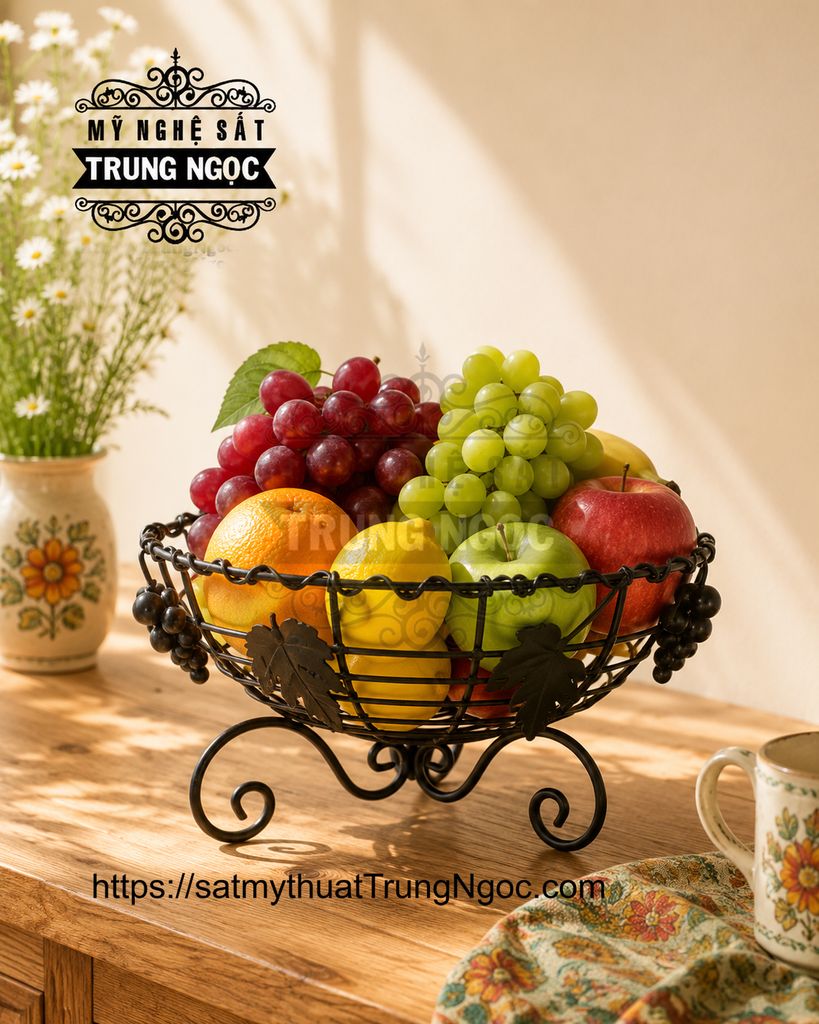 rổ trái cây trang trí