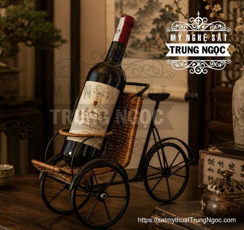 kệ rượu sắt nghệ thuật