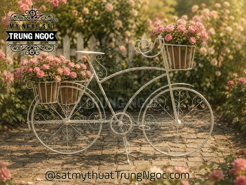 xe đạp sắt nghệ thuật