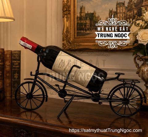 kệ rượu sắt mỹ thuật