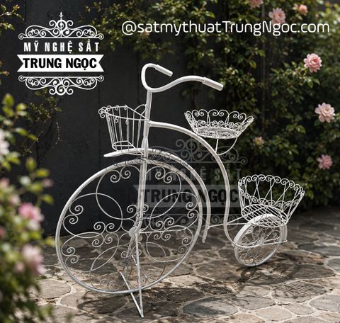 xe đạp sắt nghệ thuật