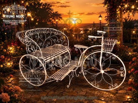 trang trí sân vườn sắt nghệ thuật