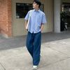  SƠ MI TN OXFORD GRAU FROM BOXY 