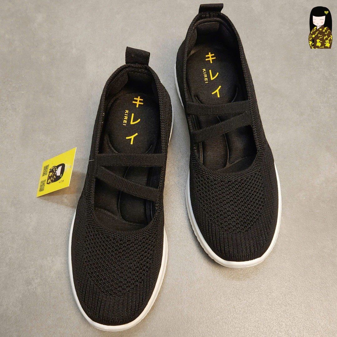  Kirei Nintai - Walk Slip-On BG1 Black 