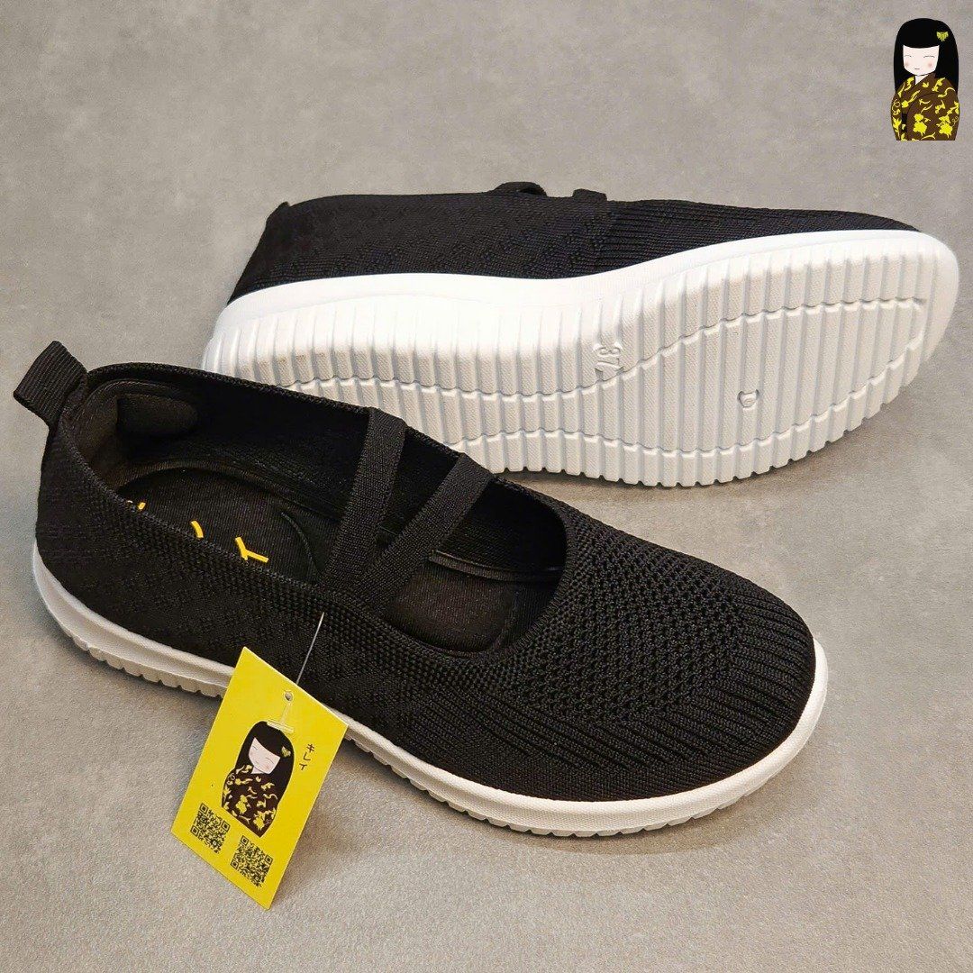  Kirei Nintai - Walk Slip-On BG1 Black 