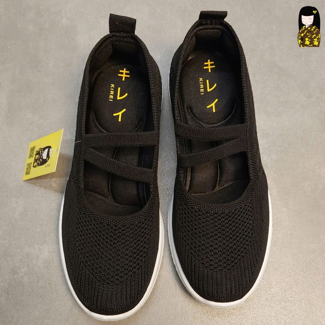  Kirei Nintai - Walk Slip-On BG1 Black 