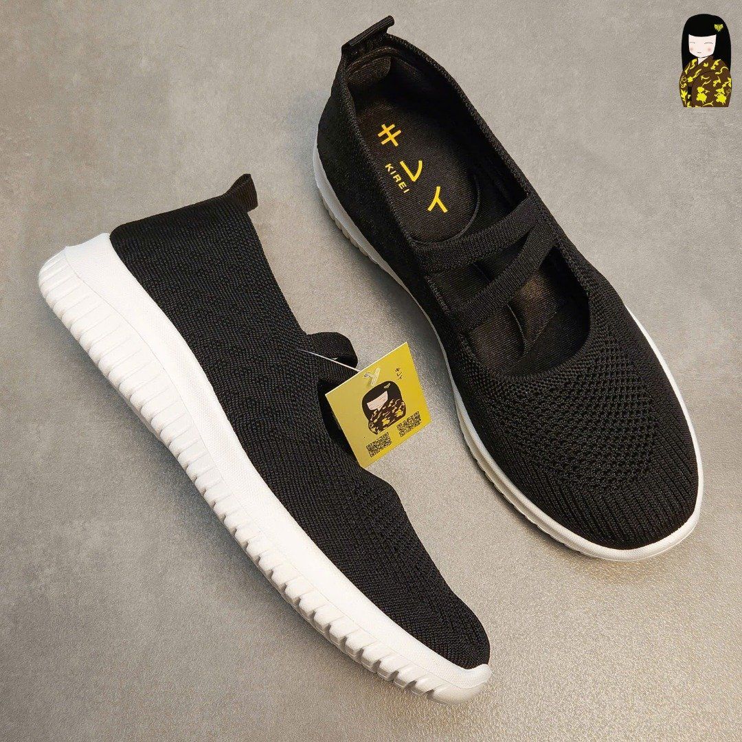  Kirei Nintai - Walk Slip-On BG1 Black 