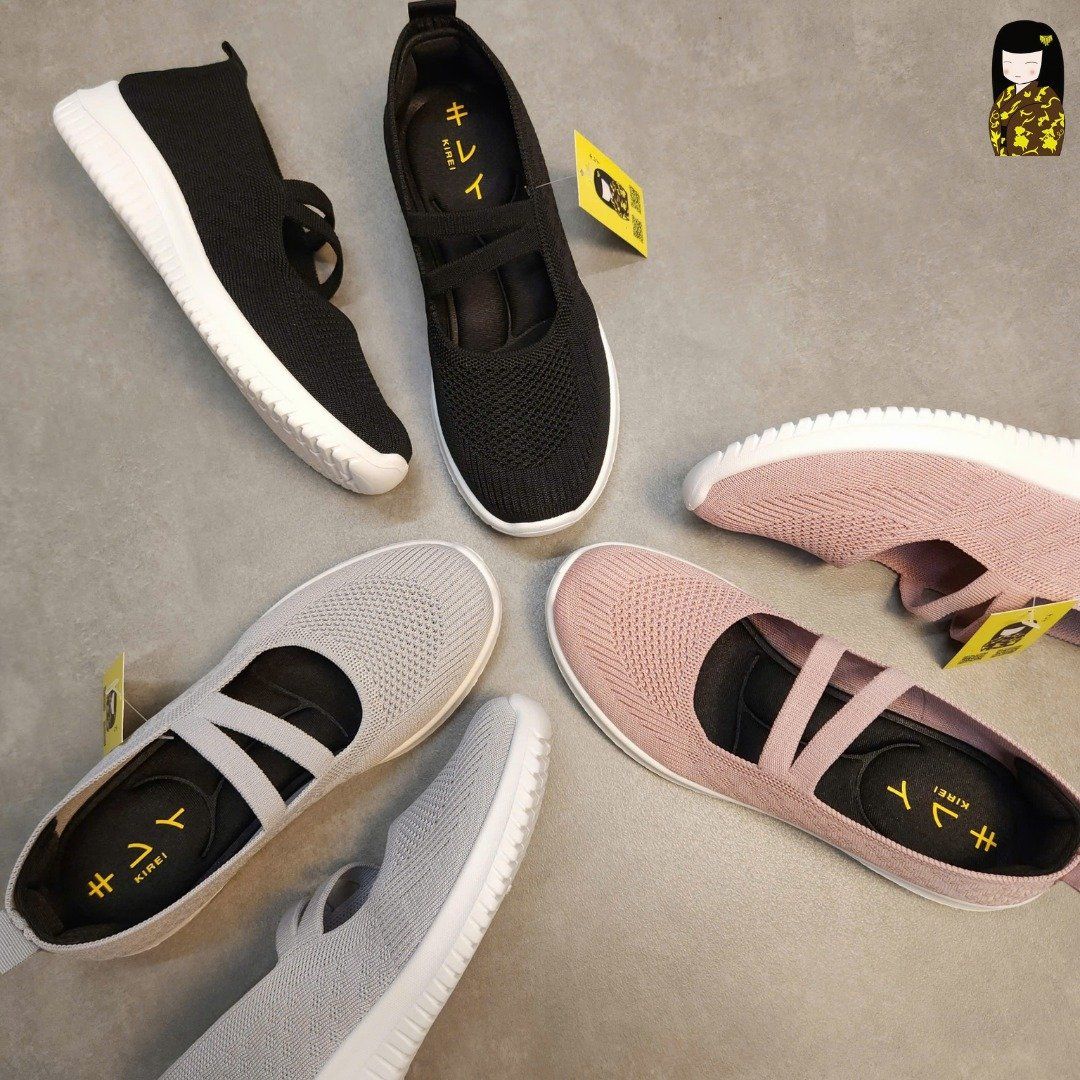  Kirei Nintai - Walk Slip-On BG1 Black 
