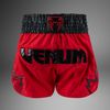 Quần Venum Inferno Muay Thai Shorts - Red/Charcol Grey/Black