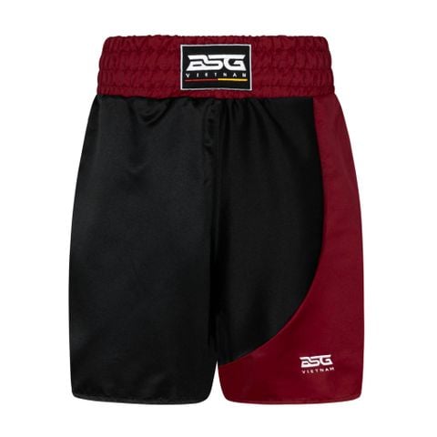 Quần BSG Legacy Boxing Trunk - Black/Burgundy