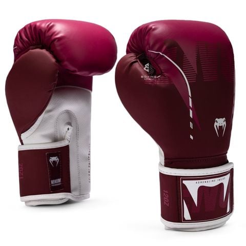 Găng Tay Venum Adrenaline Boxing Gloves - Burgundy/Pink