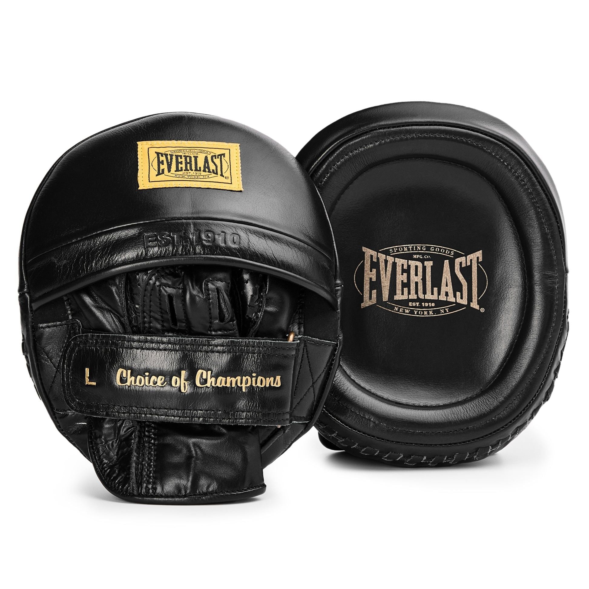 Đích Đấm Everlast 1910 Pro Leather Speed Focus Mitts - BLACK