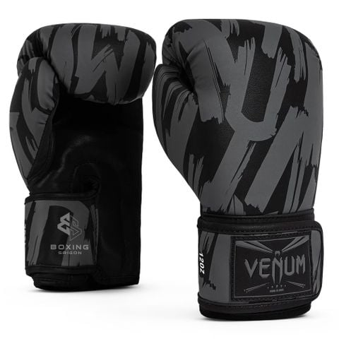 Găng tay Venum Graffiti Boxing Gloves - Urban Charcoal