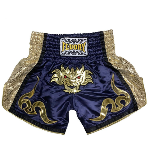 Quần FLUORY Muay Thai Shorts MTSF99 - Navy