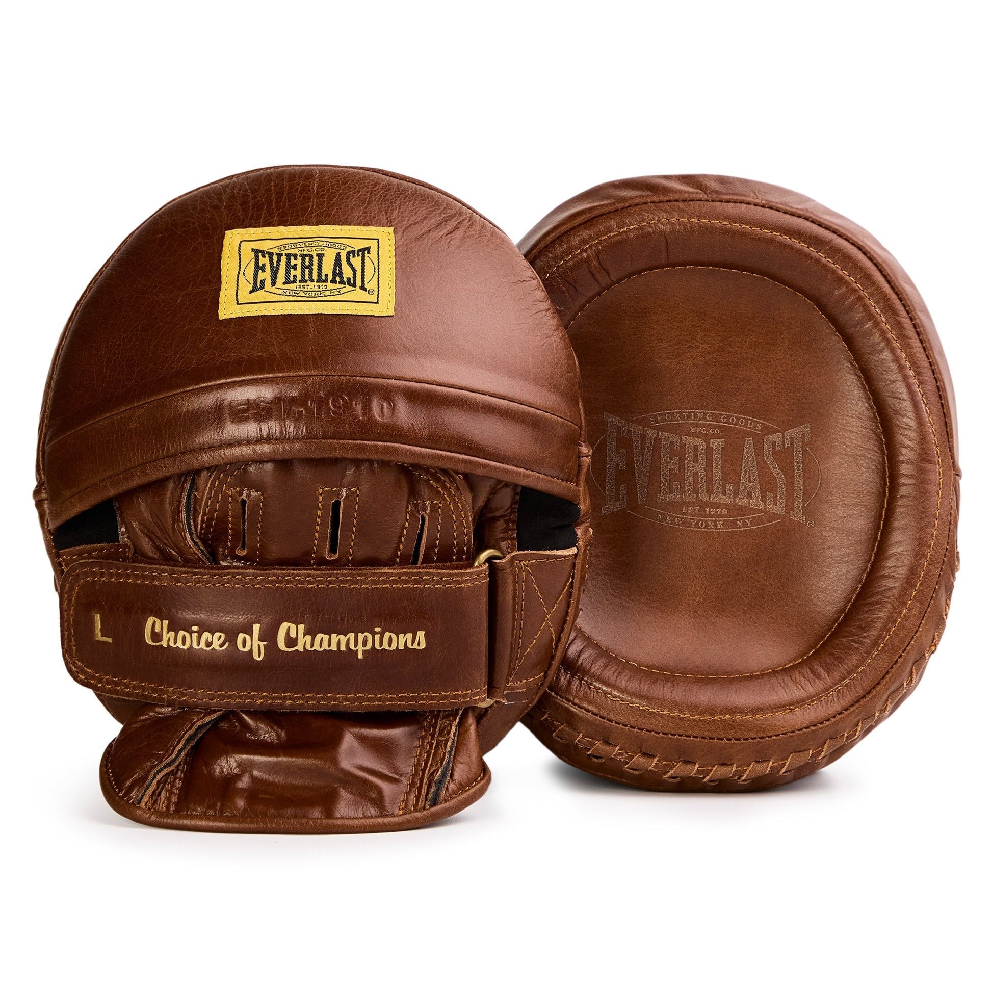 Đích Đấm Everlast 1910 Pro Leather Speed Focus Mitts -  Brown