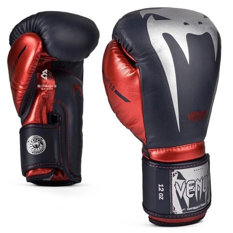 Găng Tay Venum Giant 3.0 Boxing Gloves - Navy Blue/Red