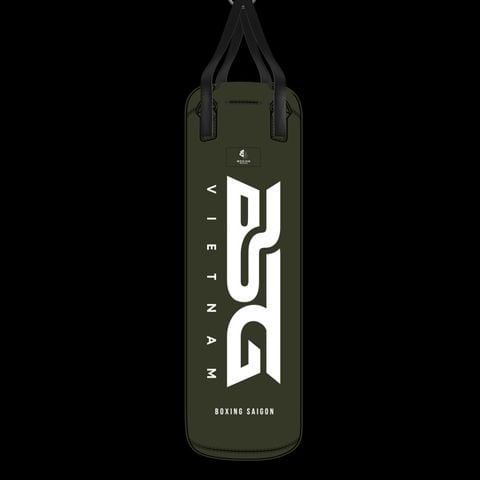 Bao cát Boxing Saigon Newgen Punching Bag 1m2 - Green/White