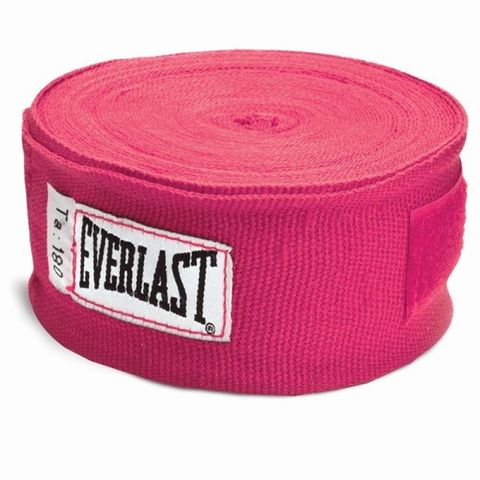 Băng Tay Everlast Hand Wraps 180' Pink