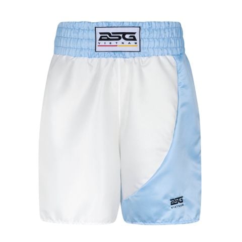 Quần BSG Legacy Boxing Trunk - White/Baby Blue