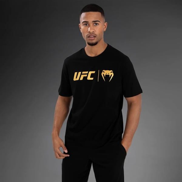 Áo UFC Venum Classic T-Shirt - Black/Gold