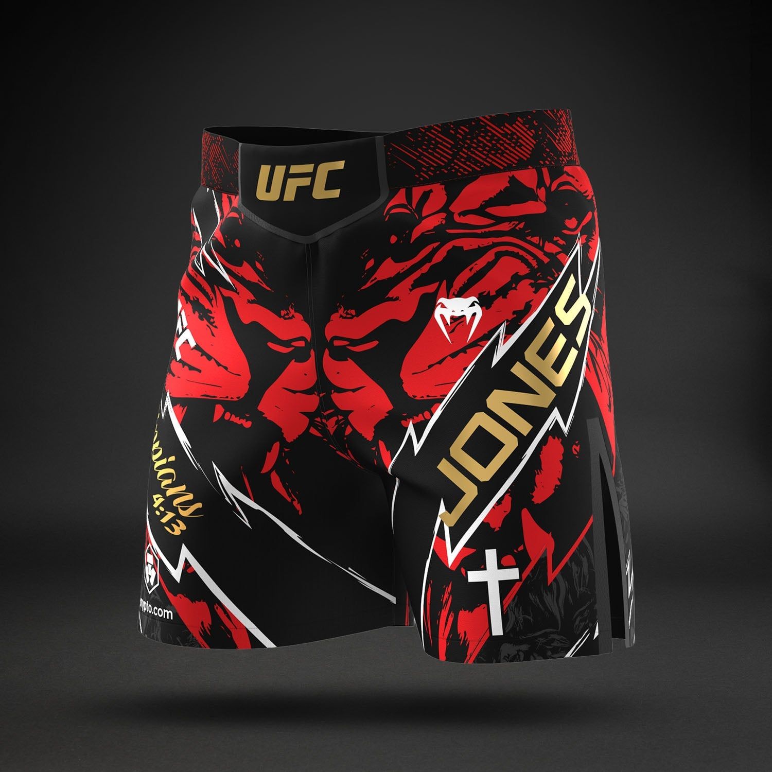Quần UFC Unrivaled by Venum Red Jon Jones Short Fit Fight Short