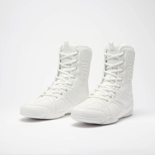 Giày Leone CL102 Professional Boxing Shoes - White