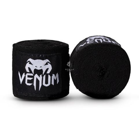 Băng Quấn Tay Venum Kontact Boxing Hand Wraps - Black
