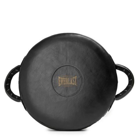 Đích Đấm Everlast 1910 Pro Leather Round Strike Pad - Black