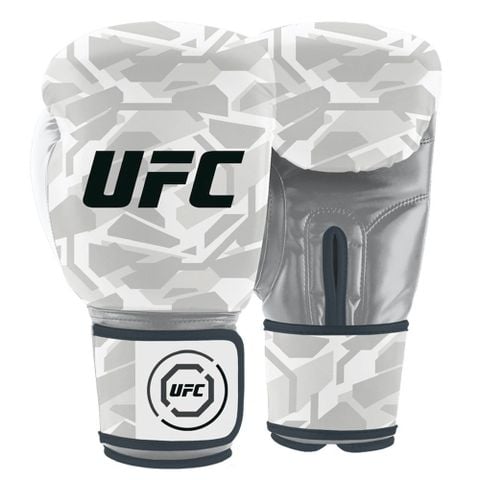 Găng Tay Boxing UFC Pro Octagon Camo Gloves - White