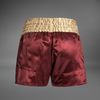 Quần Venum Classic Muay Thaï Short - Burgundy/Gold/White