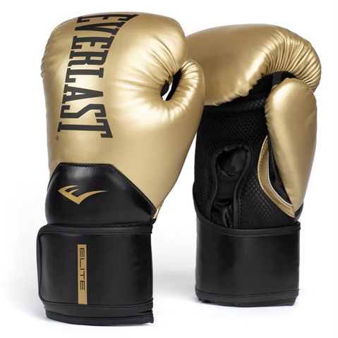 Găng Tay Everlast Elite 2 Boxing Gloves - Gold/Black