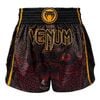 Quần Venum Quetzal Fury Muay Thai shorts - Black/Fury Red/ Tangerine