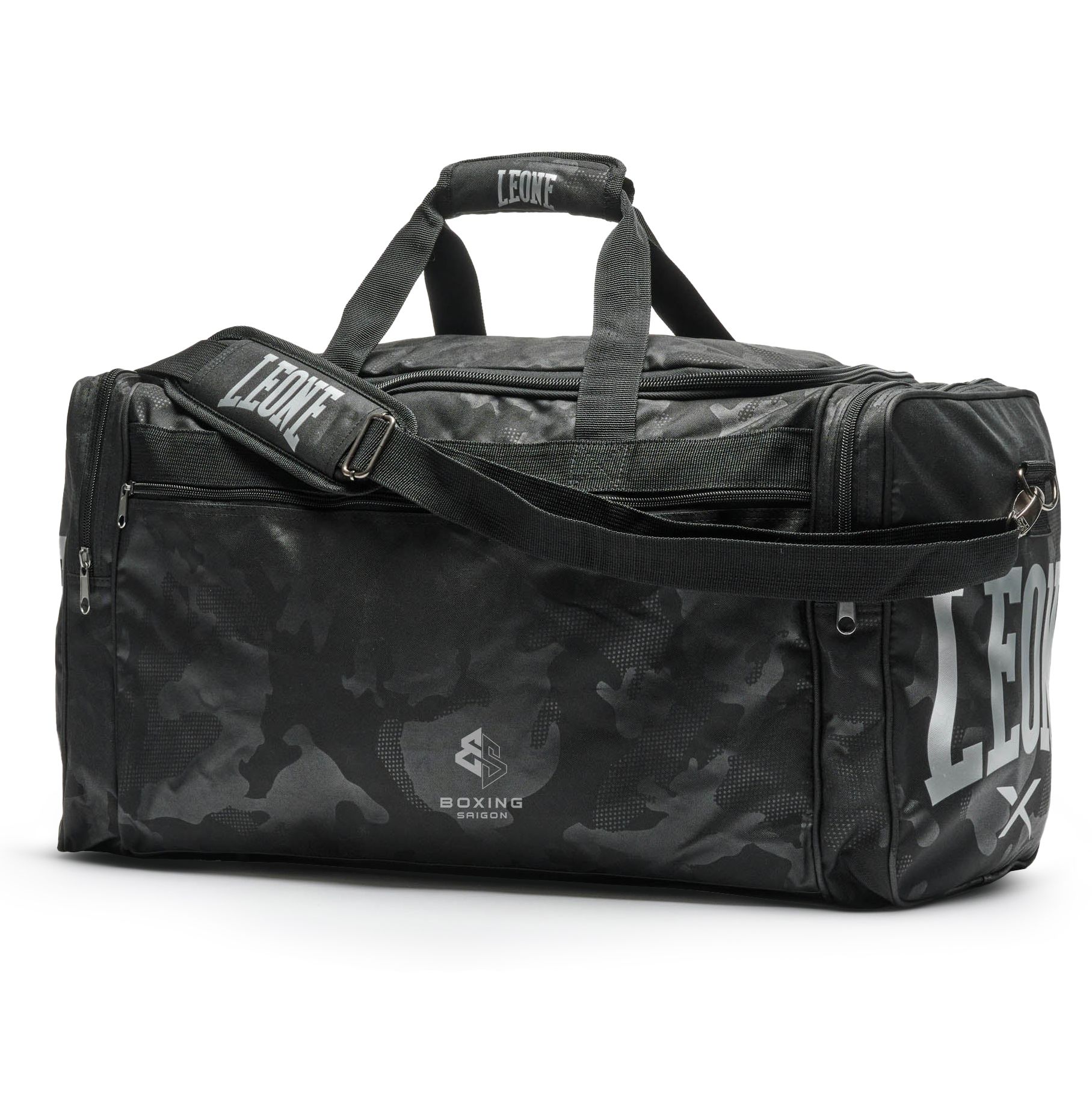 Túi Leone Duffel Bag - Black Camo