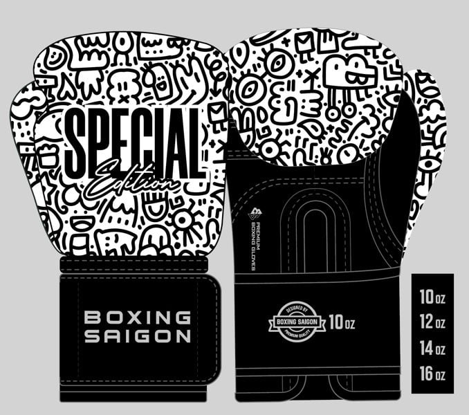 Găng Tay Boxing Saigon Special Edition Gloves - Doodle