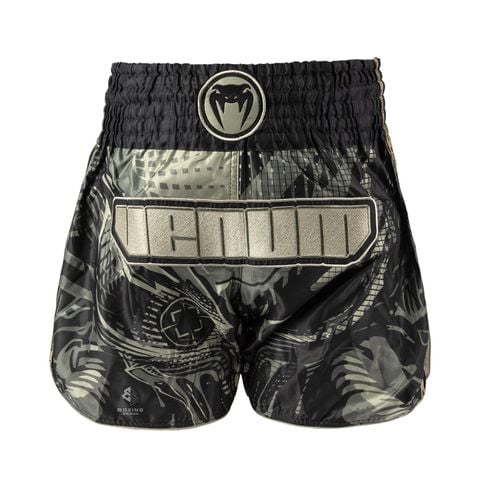 Quần Venum Invader Muay Thai Shorts - Black/Sand