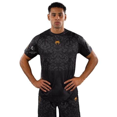 Áo Venum x Topuria Unmatched Edition Dry-Tech Shirt - Black/Gold